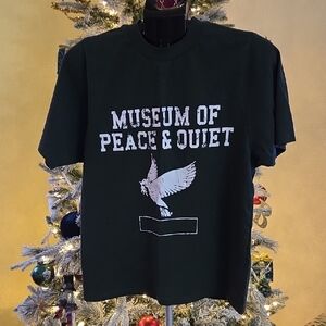 Museum of Peace and Quiet Men's P.E. T-Shirt in Forest- Small